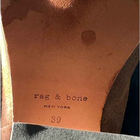 Rag & Bone Brown Back Zip Booties Size 39 / 9 - Picture 12 of 13